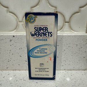 Super Wernet's Denture Adhesive Powder 3.6 oz